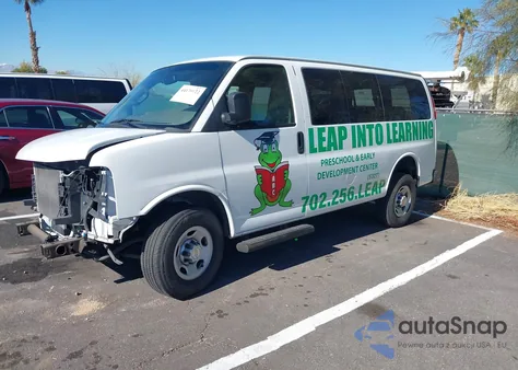 2022 Chevrolet Express Passenger Rwd 2500 Regular Wheelbase Ls from USA, damaged, VIN 1GAWGEFP3N1179670